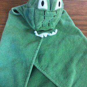 Pottery barn infant alligator hooded towel